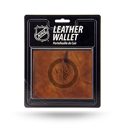 NHL Winnipeg Jets Embossed Leather Billfold Wallet with Man Made Interior