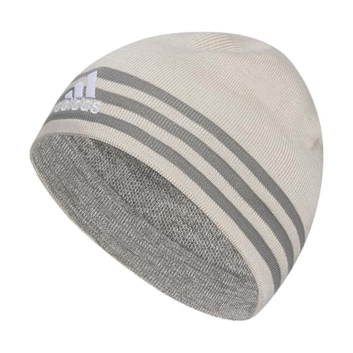 Image of adidas Men's Reversible Skully Beanie - Two-Sided Skull Cap Winter Hat