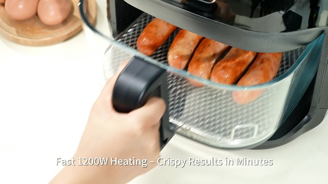 Amazon.com: BOSWELL Glass Air Fryer, 7.5QT with Transparent Fry