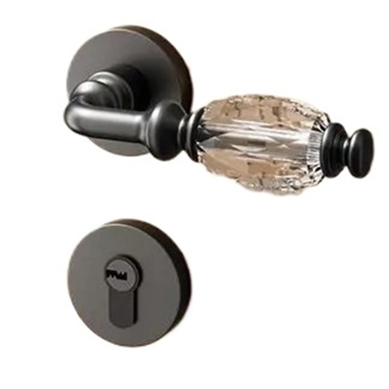 Gegnwvek J_58 1 Set Of Zinc Alloy Chinese Style Gold Room Silent Door Lock Indoor Bedroom Bathroom Wooden Handle(J_58)