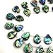 13x18mm Natural Flat Teardrop Abalone Shell Beads for Jewelry Making (22pcs/strand)