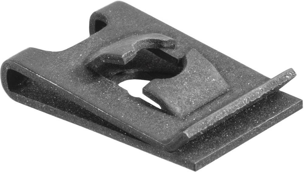 50 Spring Type U-Nut Screw #8 Range 0.045-0.062 - Black