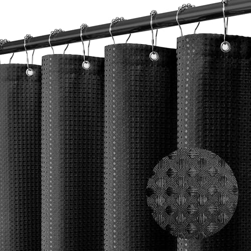 Final Friday Shower Curtain Black Fabric, Waffle Shower Curtains for ...