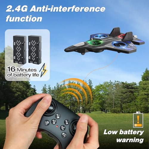 image for Lovovia Foam Remote Control Airplanes, RC Planes with Light, RC Airpla