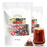 Kidney Tea Formula Ginseng Six Treasure Tea, Ginseng Six Treasure Tea, Kidney Tea Formula Ginseng Five Treasure Tea, Organic Kidney Cleanse Tea, Chinese Natural Herbal Tea for Men Women (2pc)