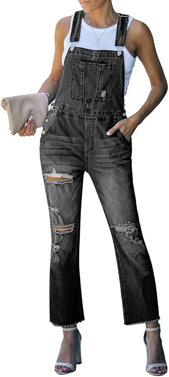 Bib Denim Overalls Jeans Pants 