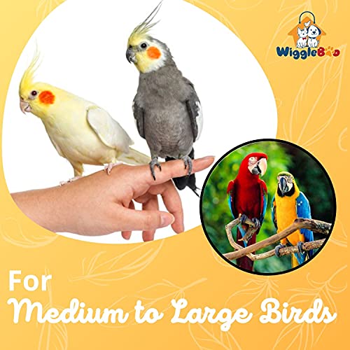Image of 28cm Natural Wooden 6 Step Ladder Bird Toy | Climbing, Exercise & Fun | for Medium & Large Birds