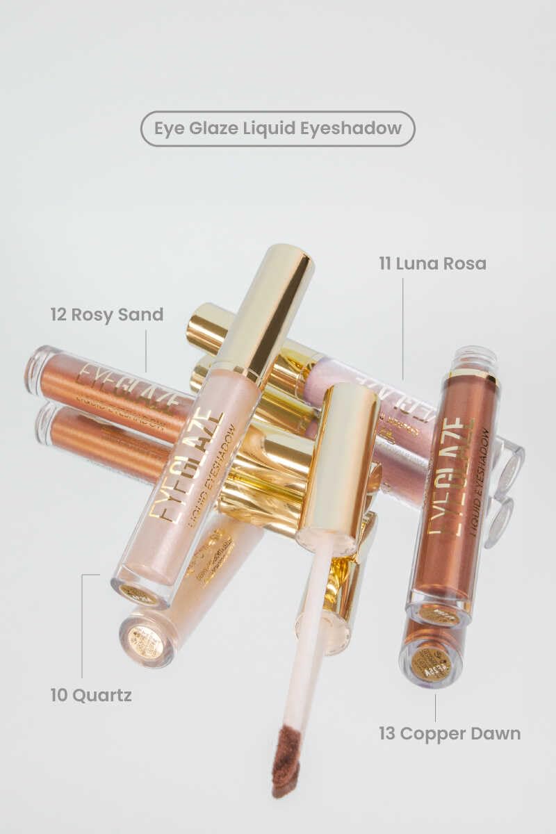 Golden Rose Eye Glaze Liquid Eyeshadow No: 12 Rosy Sand - Mat Likit Far