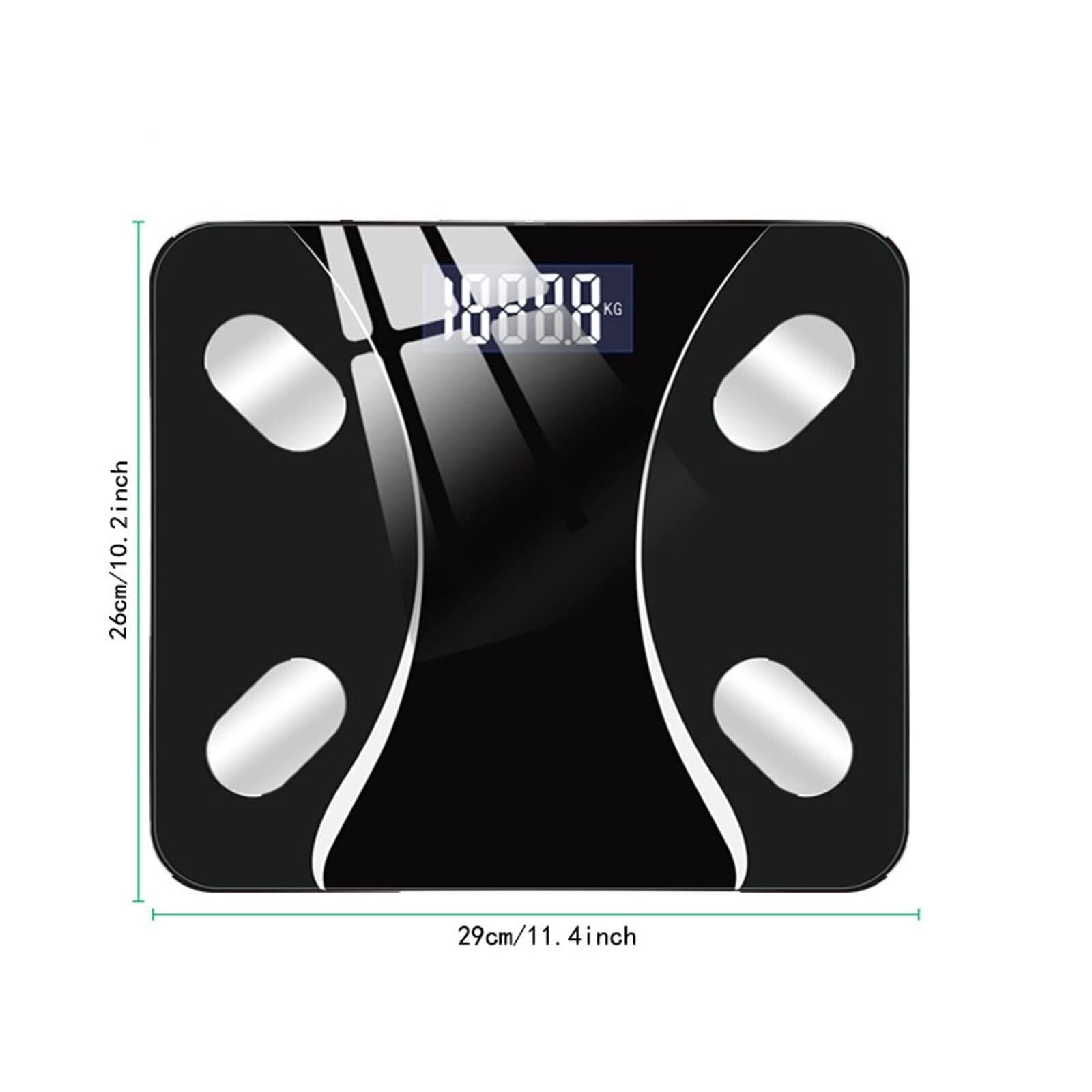 Báscula De Peso Corporal Básculas para Peso Corporal Báscula De Baño Báscula Electrónica De Suelo Báscula Digital para Medir La Grasa Corporal Bascula De Baño