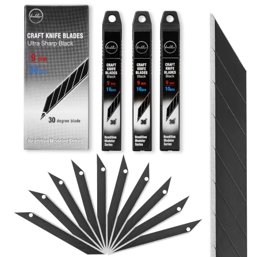 Beaditive Detail Craft Knife Blades (30 pcs) - 30 Degree Snap-Off...