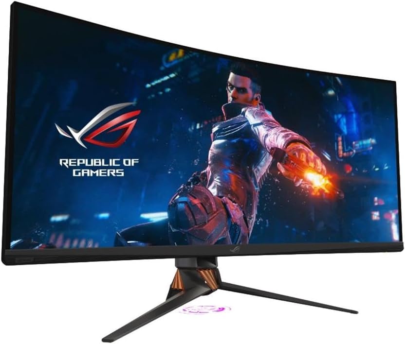 Asus Rog Swift PG35VQ 35” Curved HDR Gaming Monitor 200Hz (3440 X 1440) 2ms G-Sync Ultimate Eye Care DisplayPort HDMI USB Aura Sync HDR10 Display HDR 1000 thumbnail 2