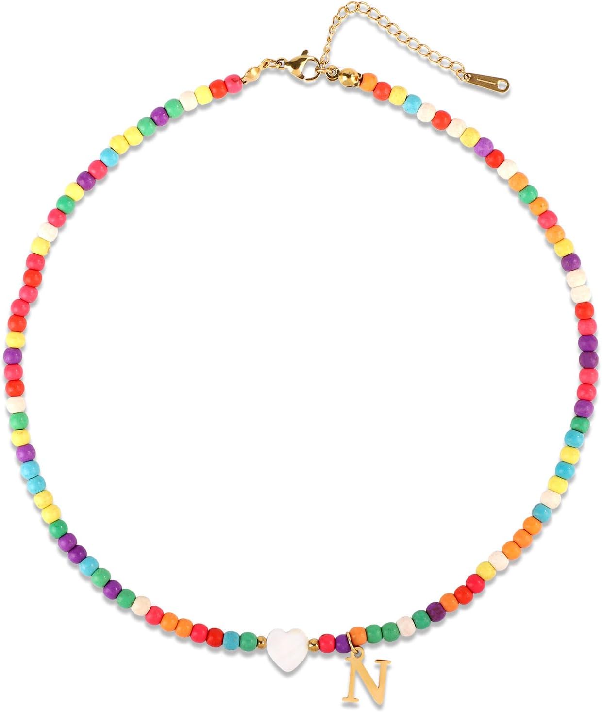 Kralenketting hartjes roze | Shop Kralenkettingen