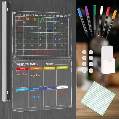 Acrylic Planning Board Clear Agnetic Daily Calendar Agnet Dry Erase