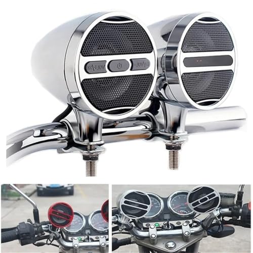 Parlante para manillar de motocicleta compatible 12V miniatura 2