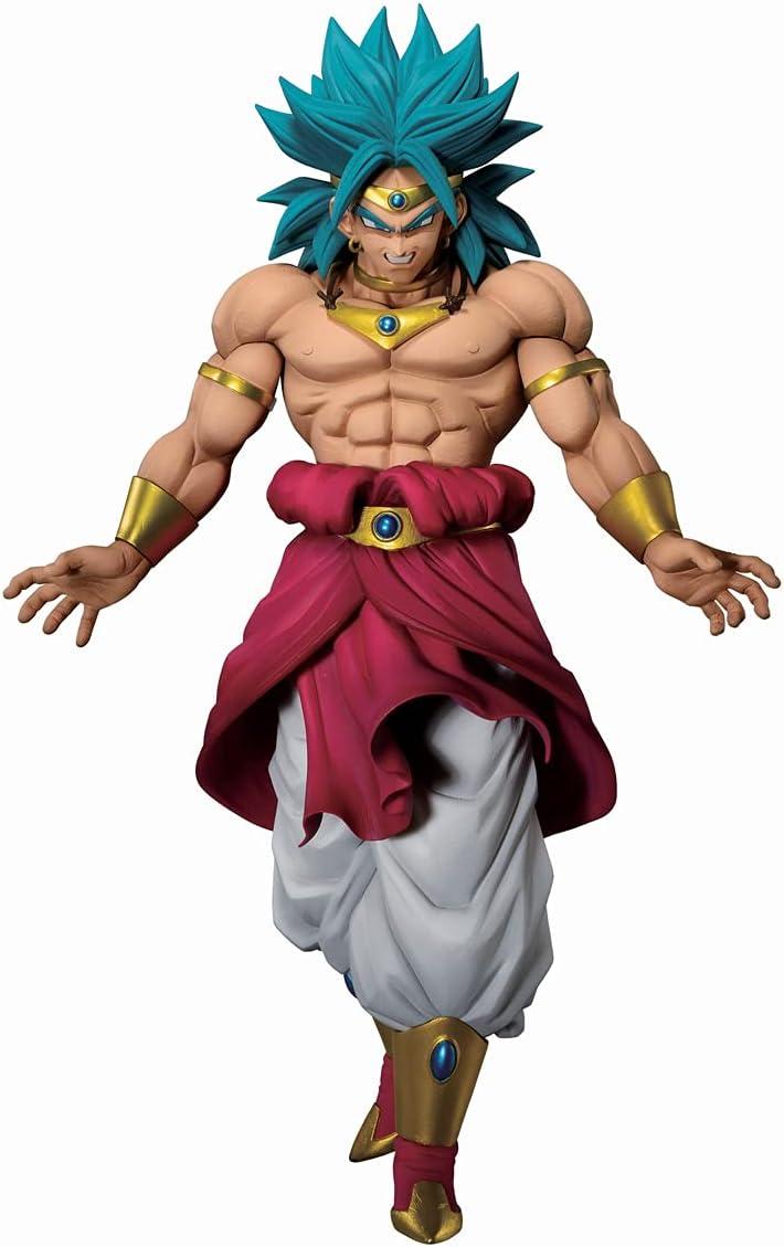 Amazon Com Bandai Spirits Ichibansho Figure Super Saiyan Broly 93 Back To The Film Dragon Ball Z Bas Toys Games