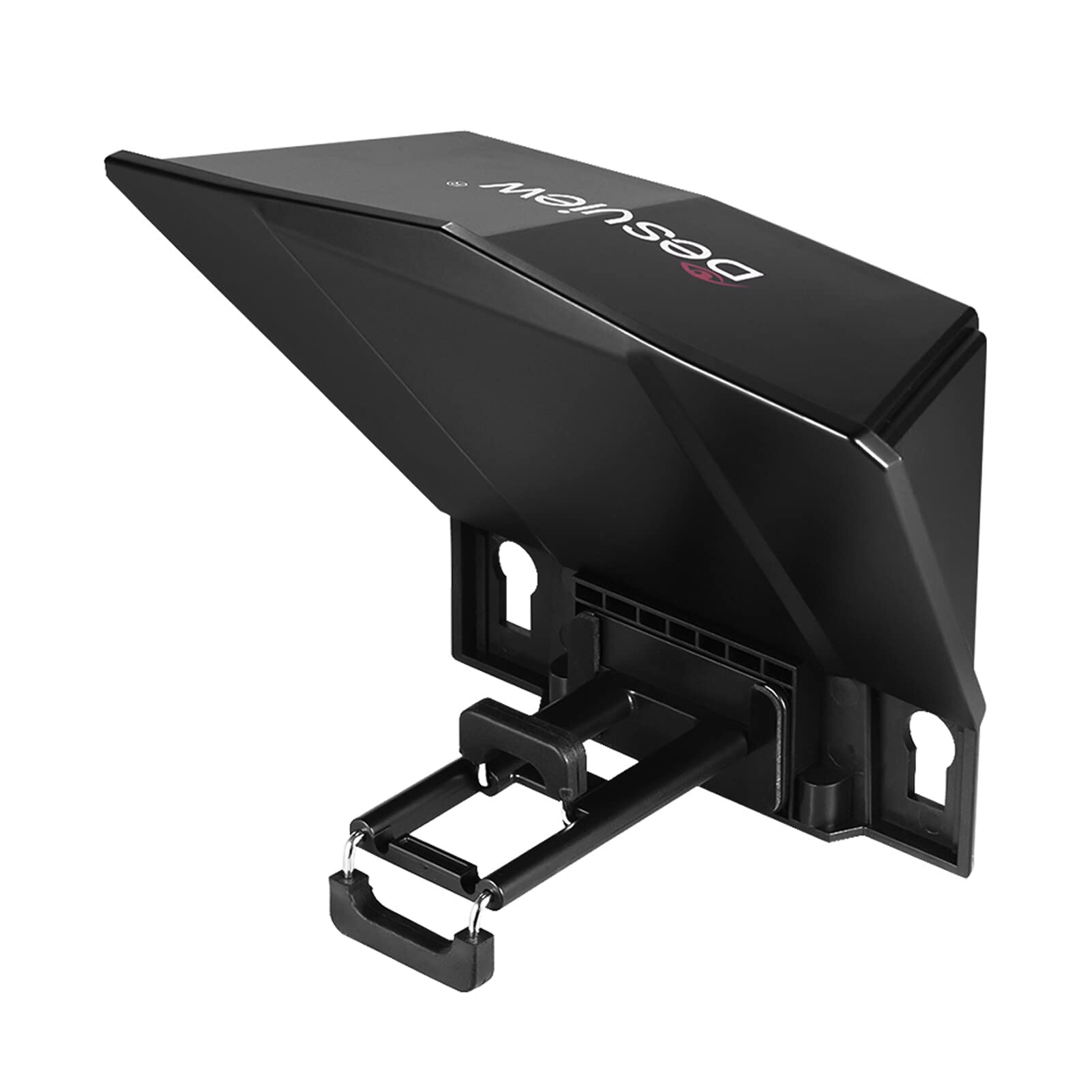 T2 SmartphoneTabletDSLR Camera Teleprompter Prompter with Remote Control Lens Adapters Cleaning Cloth Supports Wide Angle Lens for Stage Speech Live Streaming Online Video Vlog