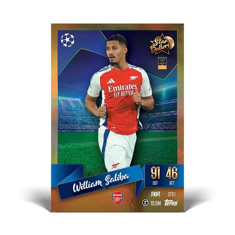Topps Match Attax 24/25 – Update Mega Multipack #4 – Star Balleres! 41 cartes Match Attax dont 16 cartes Star Baller et une exclusivité Lamine Yamal Star Baller LE !