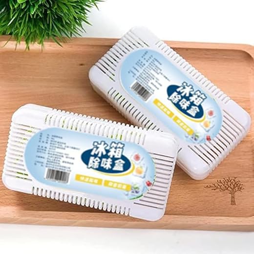 9UP 4Pcs Refrigerator Odor Absorber and Air Purifier Effecti
