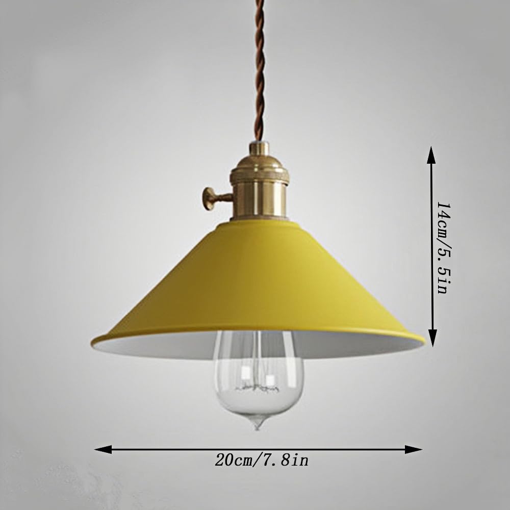 Lámpara Colgante Industrial Vintage, Lámpara De Comedor Sencilla