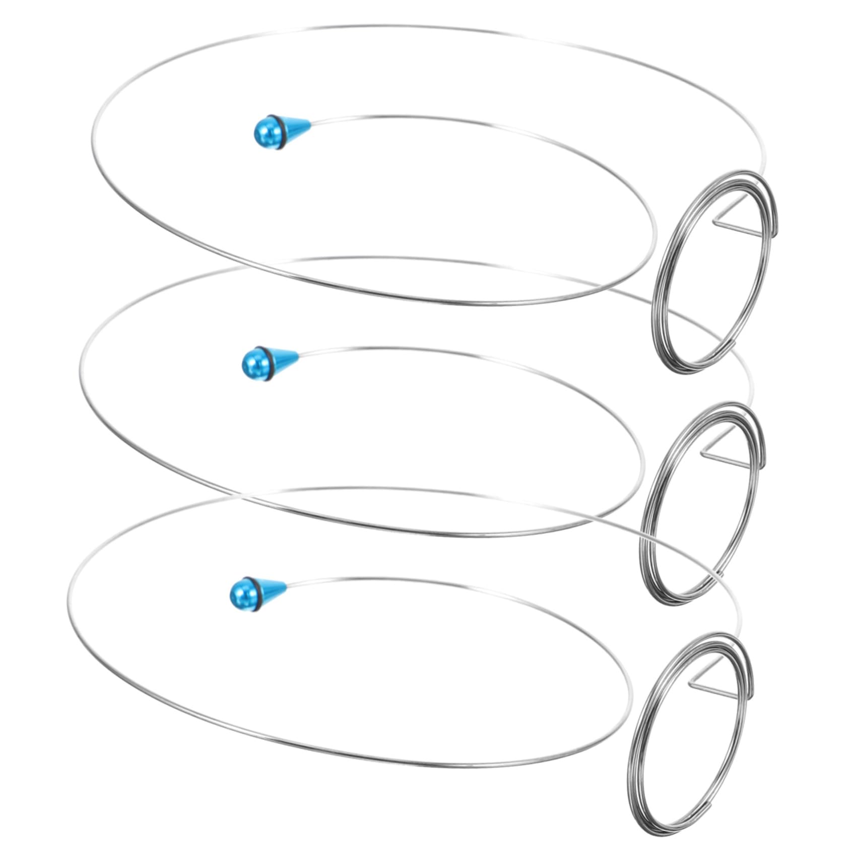 3pcs Eyepiece Steel Ring Watch Repair Tool Magnifier Fixer Loupe Circle Wire Magnifier Holder for Repair Wire Small Magnifier Holder Loupe Holding Circle Holding Loupe Wire