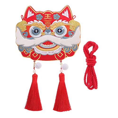 Borsa A Tracolla Decorativa Per Bambini Con Motivo Ricamato A Tigre Per Feste in Gita