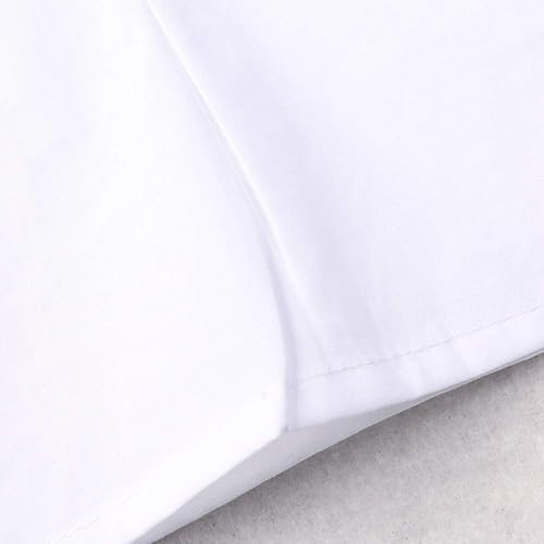 Miniatura 5 de Camisas de uniforme para niñas con volantes de princesa con cuello de encaje de manga larga con botones y lazo