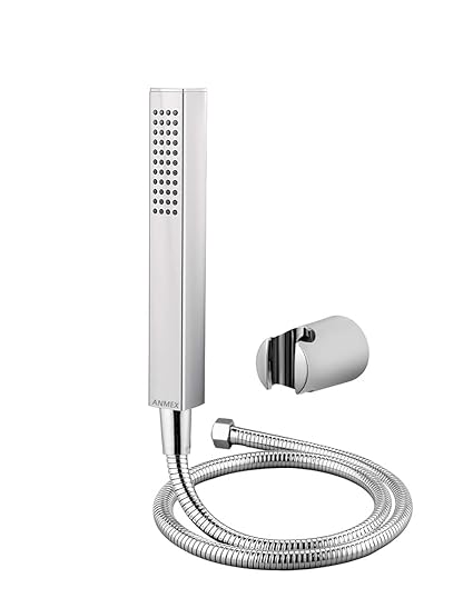 ANMEX Premium Multipurpose Hand Spray Hand Shower Set Chrome Finish with 1.5mtr SS Shower Tube and Wall Hook (AX-HS02)
