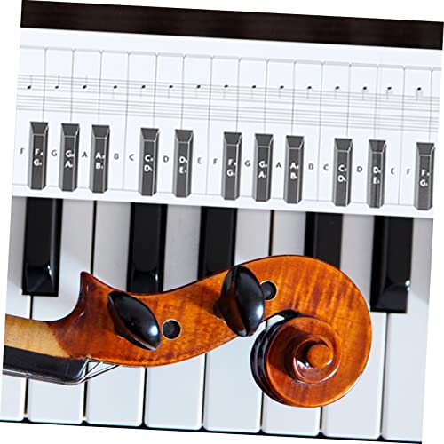 TOYANDONA 1 Pièce 88 illustration de clavier de piano tableau des doigtés de piano tableau de pratique du piano accessoire piano accessoires piano etiquette autocollante papier d’emballage - Les Beatles, Paul McCartney, John Lennon, RIngo Starr, George Harrison TOYANDONA 1 Pièce 88 illustration de clavier de piano tableau des doigtés de piano tableau de pratique du piano accessoire piano accessoires piano etiquette autocollante papier d'emballage – Image 4