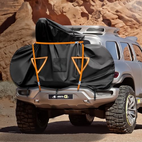 NEVERLAND Bike Cover for Transport 2 Bike 600D Waterproof with Straps - image 8