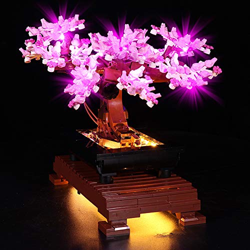 ZHLY LED Licht-Set für Lego Creator Expert Bonsai Baum Beleuchtung Lichtset Kompatibel Mit Lego 10281 Creator Expert…