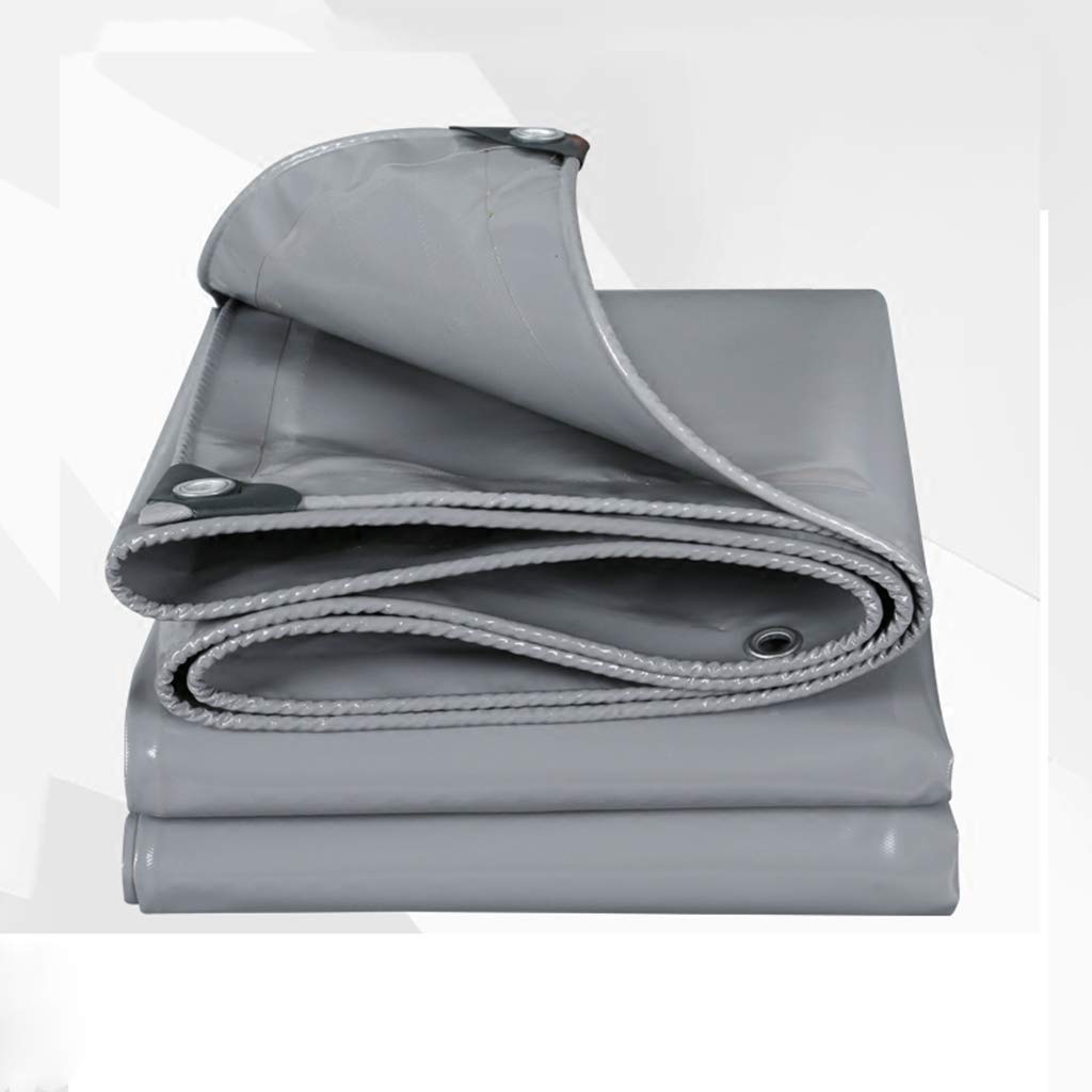 Plane Canvas Poncho Regenfest Wasserdichter Sonnenschutz, der das regengraue Schuppen-Tuch bedeckt (Größe: 5 mx 5 m)
