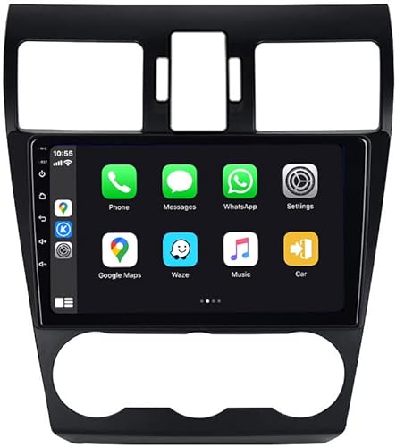 SYGAV Android 10 - Estéreo de coche para Subaru Forester WRX Impreza Radio inalámbrico Carplay GPS navegación HD 1280 x 720 pantalla táctil Android