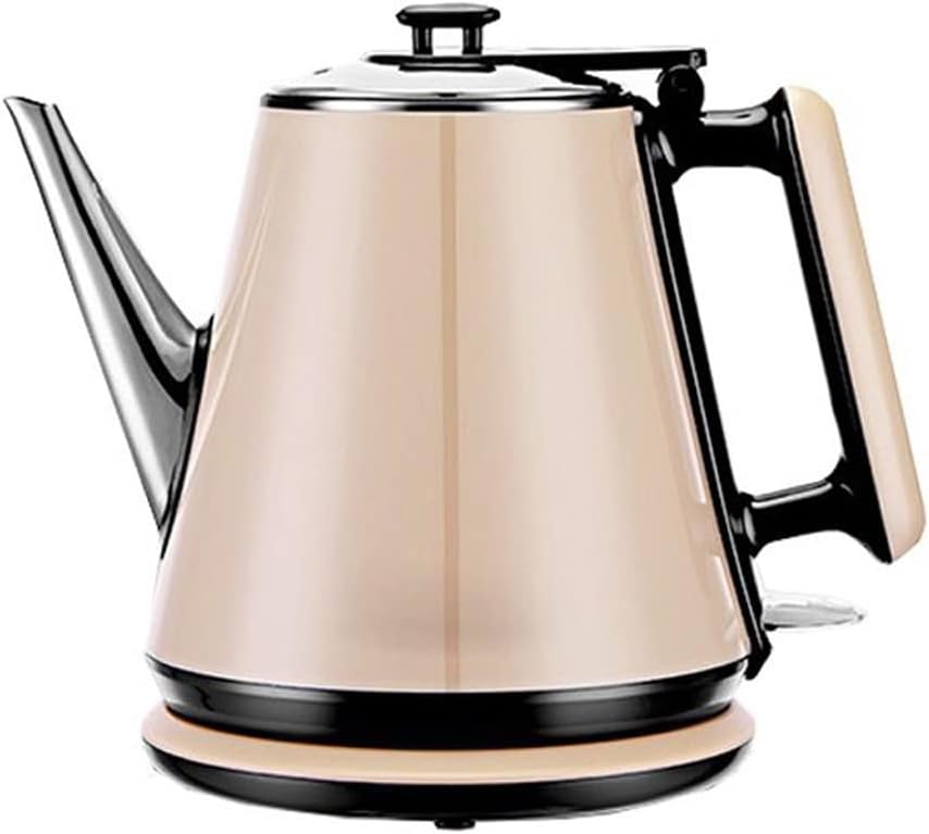 Household Electric Kettle 1L Tea Maker Classic Coffee Pot Water Boiler Stainless Steel Office Heater Automatic Power Off hopeful