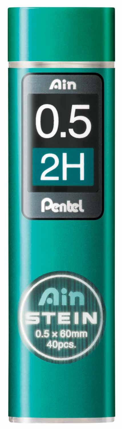 Pentel Ain Stein Mine 0,5 mm 2H 12 sztuk