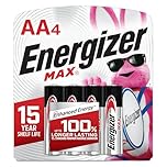 Energizer EN-91BP4 Max AA Batteries - 4/Card