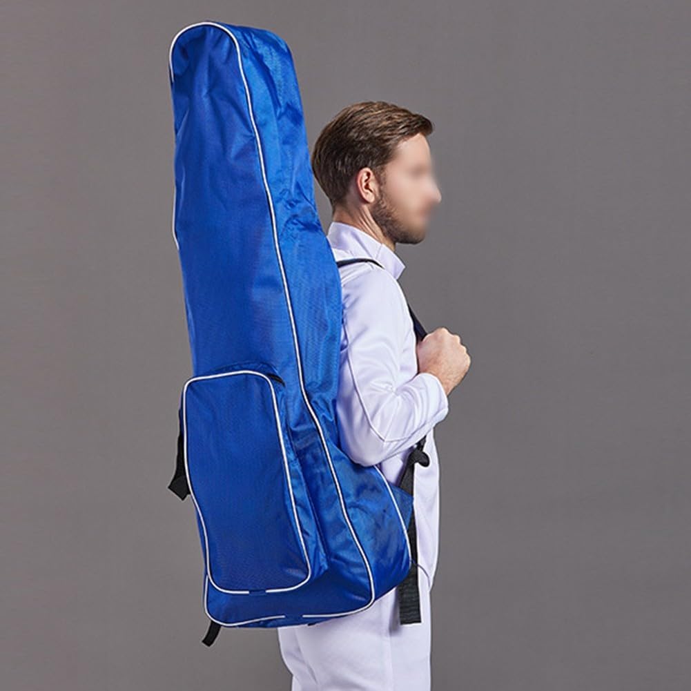 Large Capacity Fencing Equipment Storage Bag Backpack For Epee,For Foil,For Saber,1680D Oxford Cloth Duffel With Multiple Compartments, 43.7x13.4x6.7 Inch(Blue)