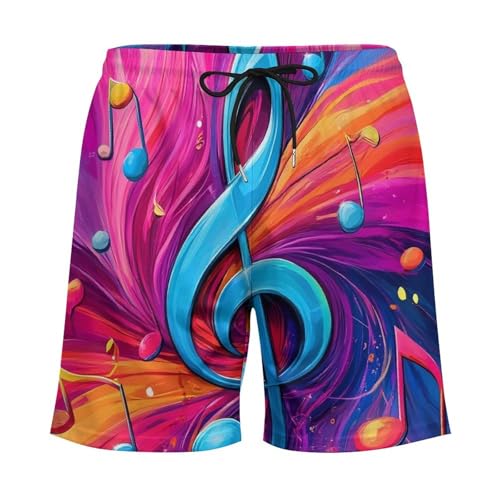 Supdreamc Men Big & Tall Swim Trunks Half Pants Basic Beachwear Plus Size, Quick Dry4