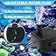 Mini Wasserpumpe USB 5W 180L/H Tauchpumpe Teichpumpe Brunnenpumpe Aquariumpump mit 3 Saugnäpfen, maximale Sprühhöhe 0.9M, 5V für Teich Brunnen Aquarium Garten