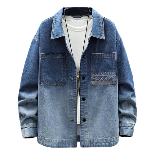 Chaqueta vaquera vintage masculina DGHM-JLMY miniatura 1