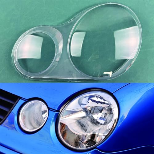 Verre transparent de phare pour VW Polo 2002-2005 anti-jaunissement