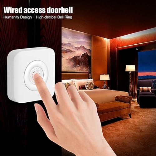 verdrahtete türklingel warnsignal klingelton verkabelt Türklingel mit Kabel Türzugang Klingel keine Batterie für Home Office Zugangskontrollsystem 12 V