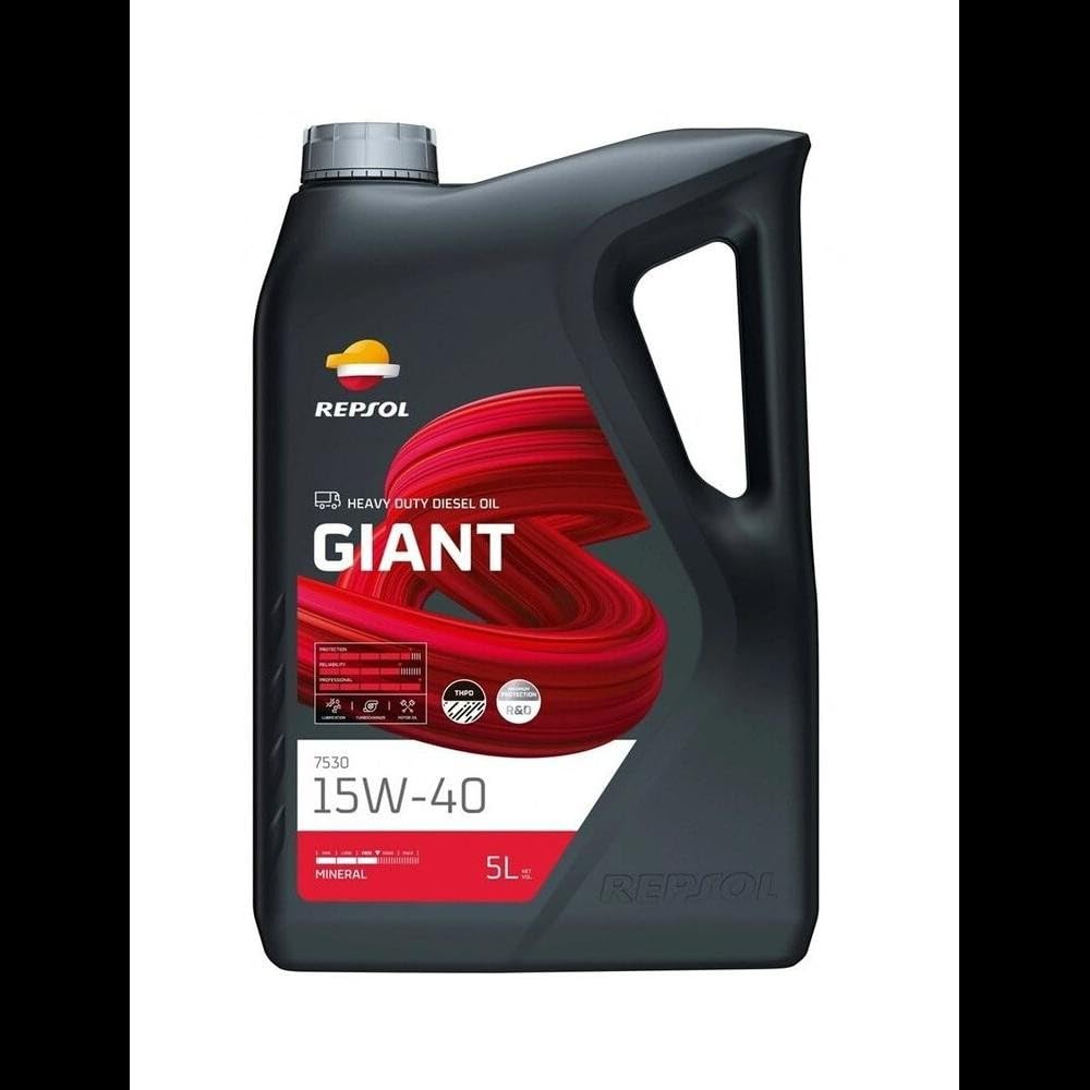 REPSOL GIANT 7530 15W-40 LT5 Olio lubrificante Top High Performance Diesel (THPD)