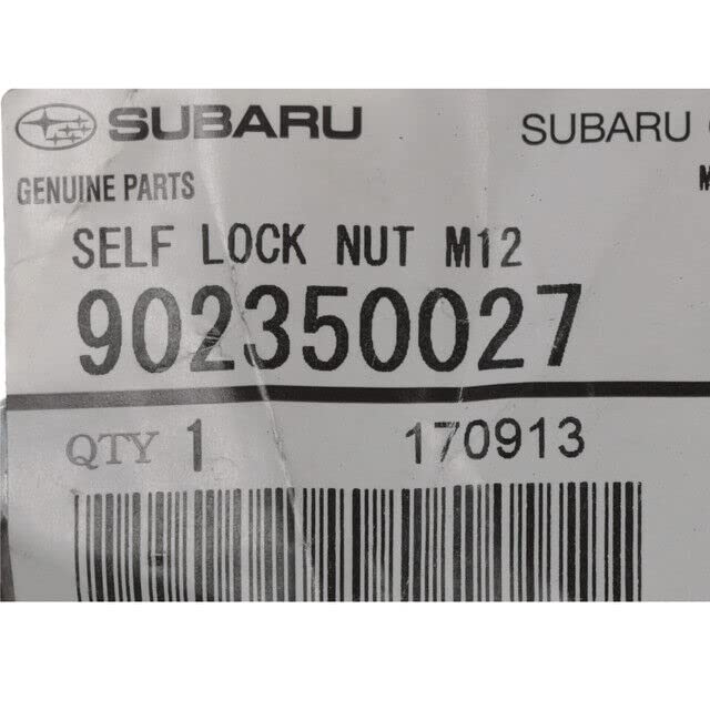 Gear Oil Leaking from Rear Differential Cover - 2015 Subaru WRX STI 13 Genuine Subaru 902350027 Self Lock Nut, 1 Pack
