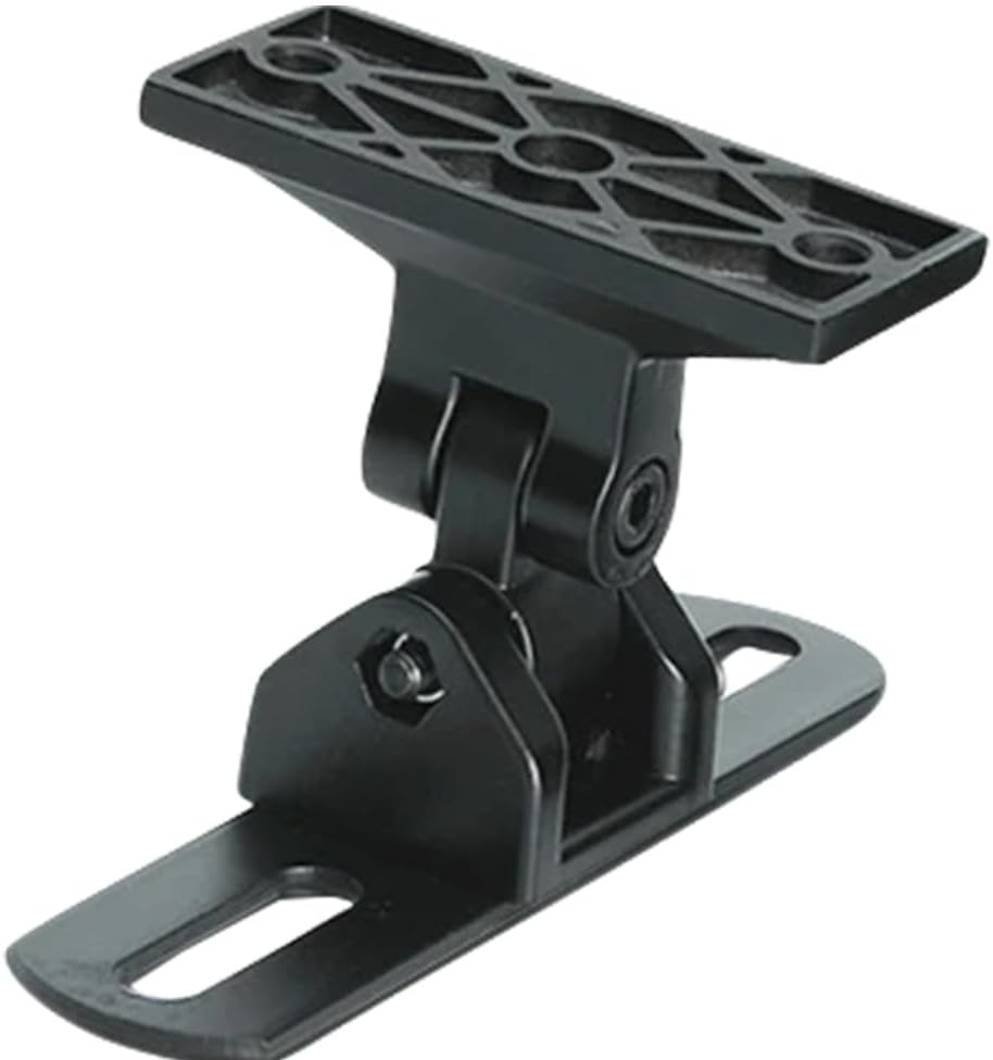 Uonlytech Adjustable Speaker Wall Mount Brackets Center Surround Sound Speaker Stand Mount Bookshelf Swivel Tilt Adjustment Home Theater Mounting Kit