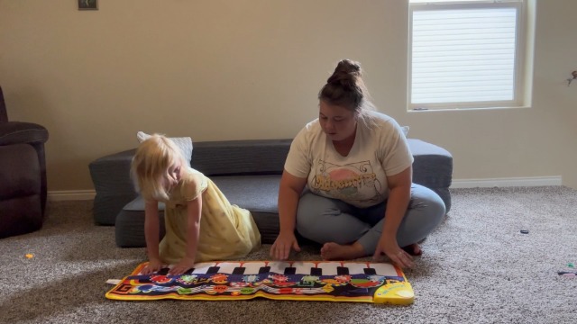 RenFox Alfombra De Piano Cielo Estrellado – 148x60 Cm, 10 Teclas, 10 Canciones Y 8 Instrumentos, Juguete Musical Educativo Para Bebés 1-3 Años