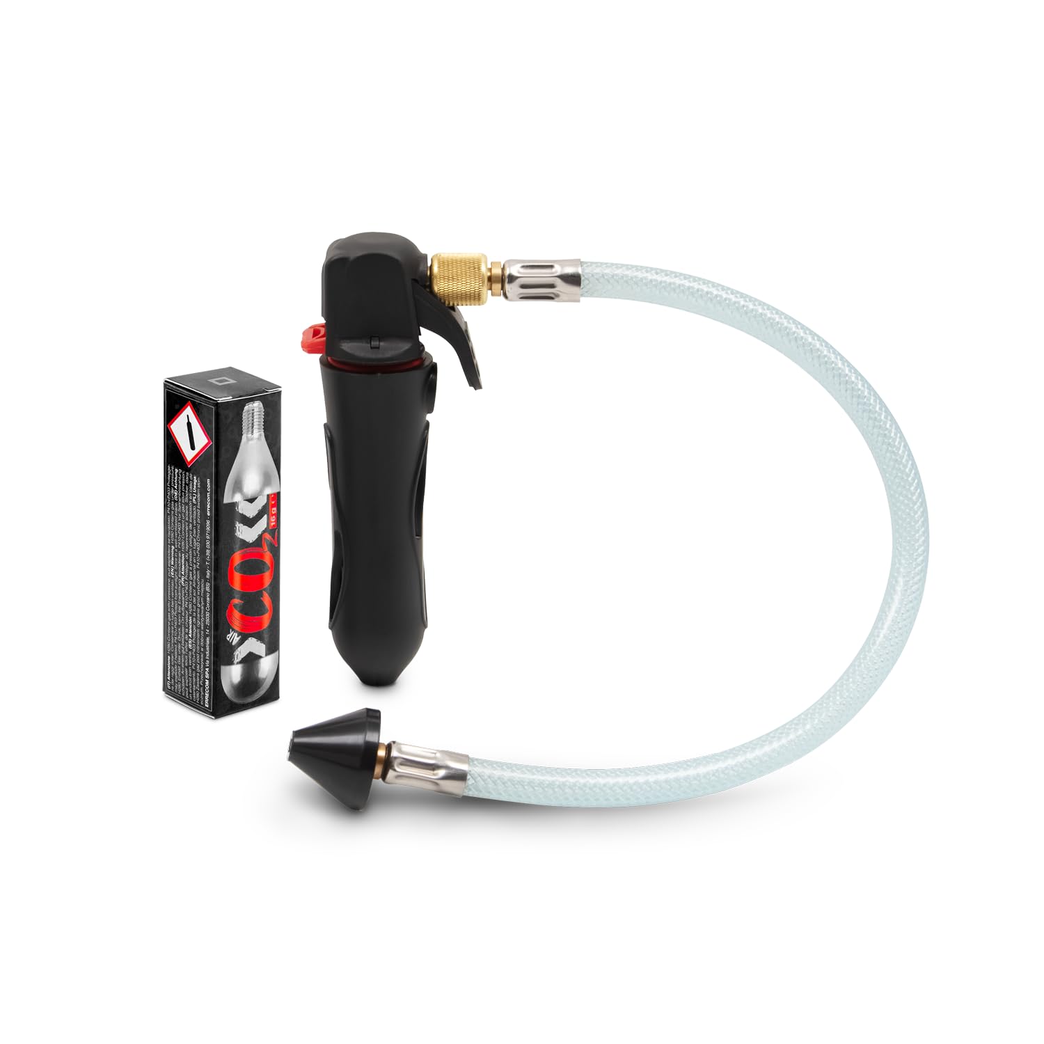 Errecom Drain Shot, Pistola Pulizia Scarico Condensa Climatizzatori – Professionale, Leggera e Portatile sblocca gli scarichi condensa ostruiti, Cartuccia CO2 da 16 g inclusa