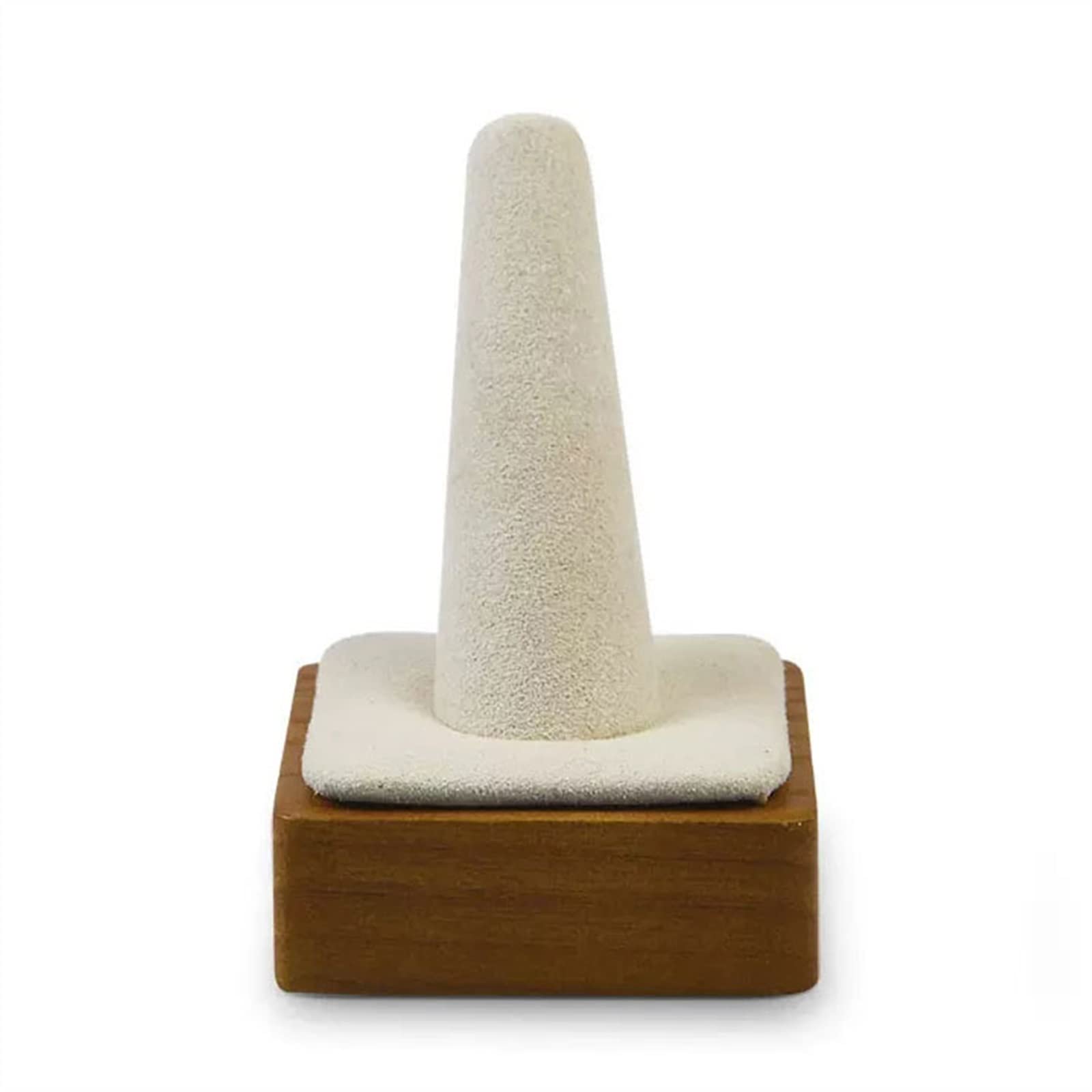 GAROEN Jewelry Display Stand Single Finger Wooden Ring Display Stand Jewelry Showcase Display Holder Solid Wood Jewelry Display Stand for Shows Mal