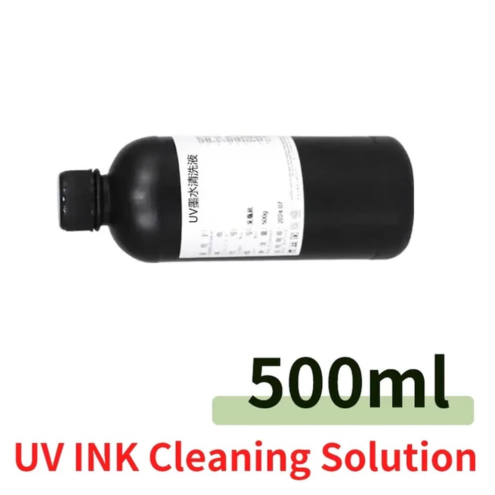 Liquido detergente per testina di stampa da 500 ml compatibile con la soluzione di pulizia della stampante modificata Roland Mimaki(500ml-UV Cleaning)