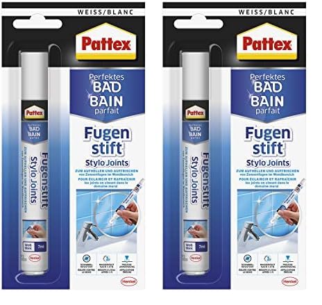 Sista Pattex Perfektes Bad Fugenstift, Fugenweiß zur einfachen...