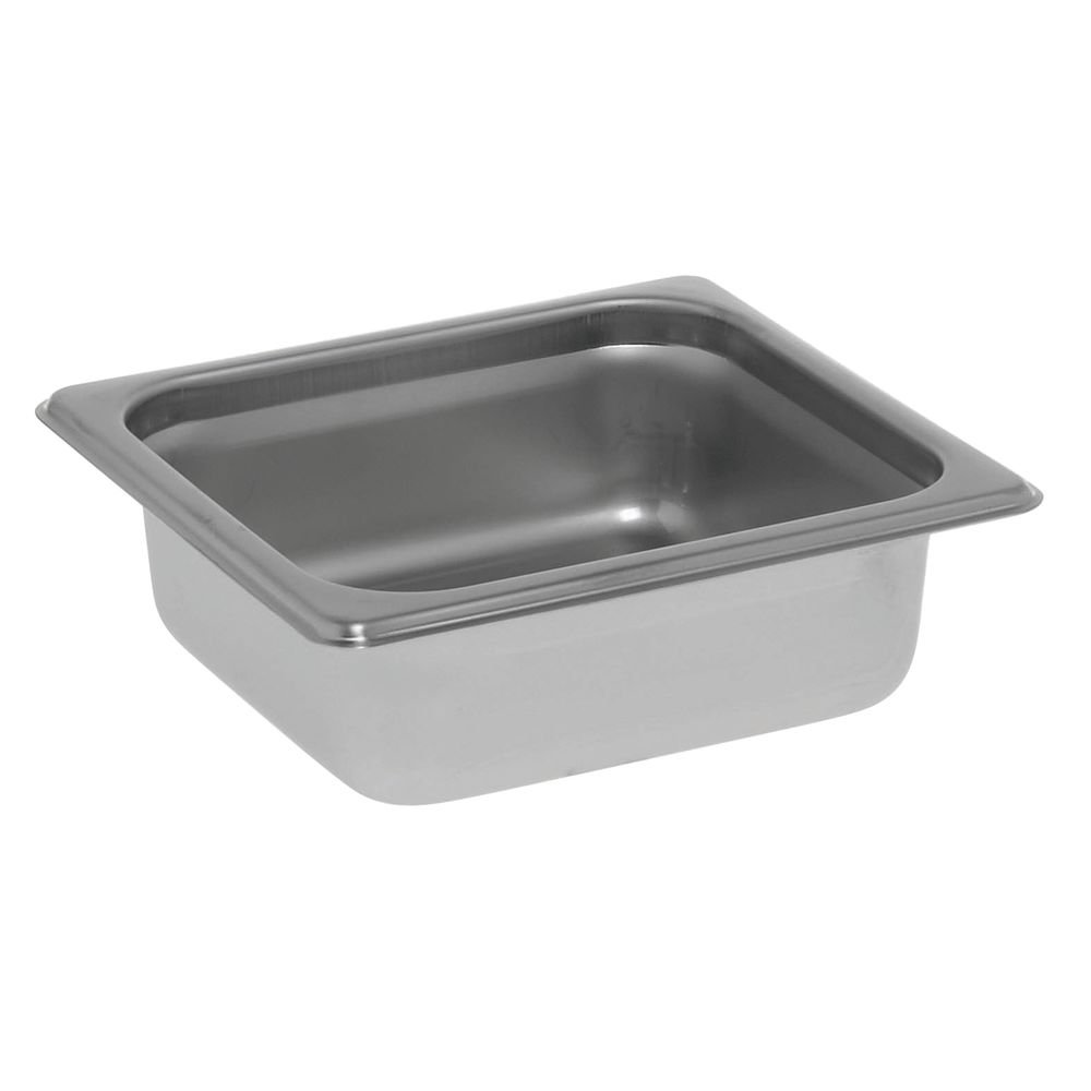 Kratos Steam Table Pan Hotel Pan 1/6 Size Stainless Steel - 2 1/2" D by HUBERT – 2.5 inches, Stainless Steel